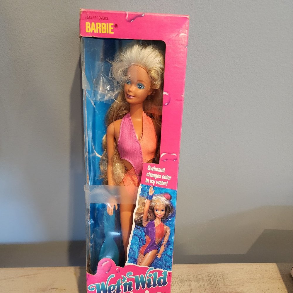 Vintage 1989 Wet N Wild Barbie NIB